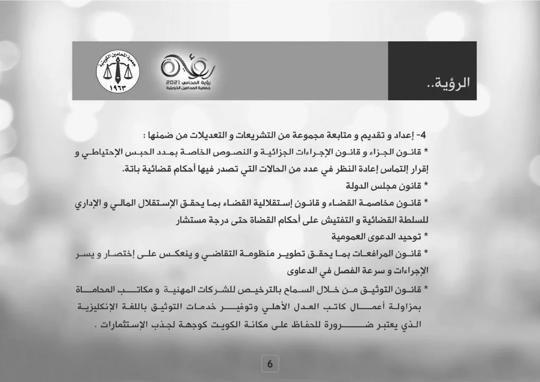 رؤية المحامي 2021 — صفحة 6